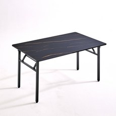 아이캔컴퍼니 국내생산 모모 접이식 E0 LPM상판 책상 식탁 테이블 1400 방문설치, 골드마블, 6인용