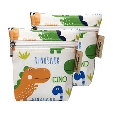 Dotomari 防水迷你收納包 2個, 恐龍