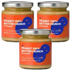 라잇 피넛 100% 버터크런치, 200g, 3개