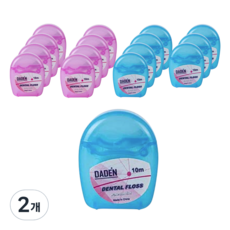 다덴 포켓용 미니치실 10m, 16개입, 2개