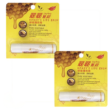 LilyArty 麗麗雅緹 蜂蜜潤唇膏, 鎖水保濕 柔軟滋潤, 蜂蜜, 5ml, 2支