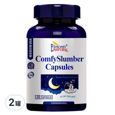 Esmond Natural 愛司盟 舒鎂夜眠膠囊 幫助入睡 舒緩壓力, 120顆, 2罐