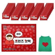 孩童用口袋型暖暖包 100g 50包入+針織收納袋組 隨機出貨, 1組