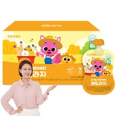 Chunho Ncare 碰碰狐袋裝蔬果汁, 桔梗水梨口味, 70ml, 20入