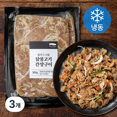 빌라드서울 닭불고기 간장구이 (냉동), 300g, 3개