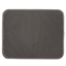 雙層貓砂墊, 灰色, 1個