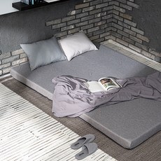 GranRest Vulcan 記憶棉床墊, 灰色, 10cm, 1個