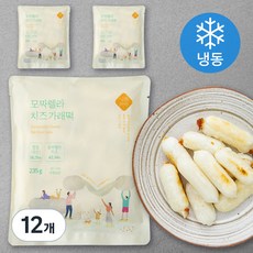 낭만부부 모짜렐라 치즈 가래떡 (냉동), 235g, 1개입, 12개