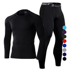 ARMEDES 男款機能性圓領緊身上衣+緊身9分褲