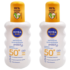 NIVEA 妮維雅 SUN 專業級防曬噴霧 SPF50+, 200ml, 2瓶