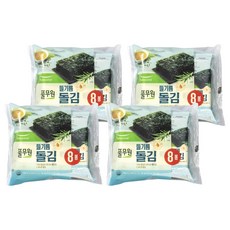 풀무원 미니 들기름 돌김 도시락김, 2g, 32개