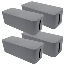 POWER ZONE 延長線電線收納盒 大型 CP-8133GR, 4個