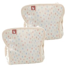 Bamboo Bebe 安心一體成型防水布尿布 S, 柔和粉紅, 2個