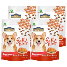 Perfecta 成犬軟飼料, 1kg, 4個, 鮭魚口味
