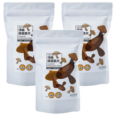 好日×好食 菇菇脆片 台灣原產香菇 低溫真空乾燥脫水 酥脆爽口 整朵香菇, 60g, 3包