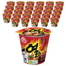 오뚜기 열라면 62g, 60개 60개