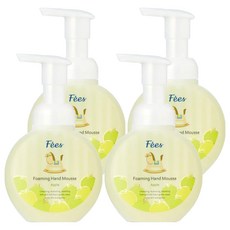Fees BEBE 柔護潔手慕絲, 蘋果香, 340ml, 4瓶