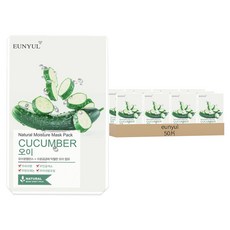 EUNYUL Natural系列 小黃瓜面膜, 50片, 1組