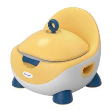 KiKimmy 蛋型兒童輔助學習馬桶 H1016 35 x 33.5 x 30cm 1.6kg, 黃色