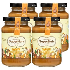 슈퍼너츠 땅콩버터 스무스, 260g, 4개