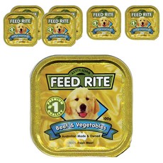 FEED RITE 元氣便當 牛肉與蔬菜, 牛肉 + 蔬菜, 100g, 7盒