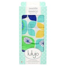 lulujo 竹纖維嬰兒包巾, 多功能: 嬰兒車罩, 包裹毯, 接收毯 - 120cm x 120cm, 繽紛水果, 1件