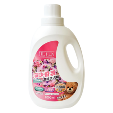 潔芬生活 淨味香氛濃縮洗衣精 歐洲複方植物萃取 含天然纖維柔軟配方, 2L, 1瓶