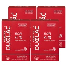 듀오락 스탑 캡슐 유산균, 30정, 4개