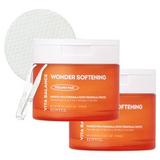 Eunyul Vita Balance Wonder 軟化去角質墊 70 片, 70片, 2罐