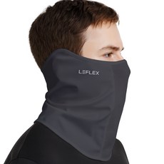 LEFLEX 頸圍 頸部保暖套, 灰色, 1個