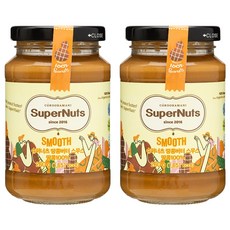 슈퍼너츠 땅콩버터 스무스, 260g, 2개