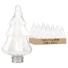 Highching 高精 四層聖誕樹瓶 銀色, 10個, 1個裝, 400ml