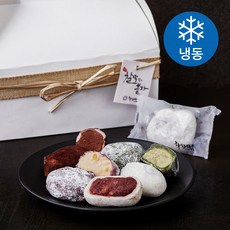 착한떡 합격찹쌀떡 호두 40g x 8개 + 쑥 40g x 5개 + 흑미 40g x 5개 + 초코 40g x 2개 세트 (냉동), 1세트