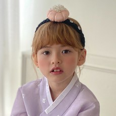 chenny bongbong 女童款宮花韓服髮箍