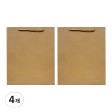 홀마크 쇼핑백 중, 크라프트, 4개
