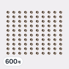 아일렛링 6mm, 엔틱골드, 600개
