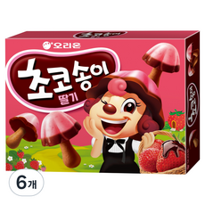 초코송이 오리온 딸기, 6개, 45g