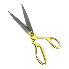 DE XIAN 德賢 金色裁縫剪 10.5吋, M-8242, 1支