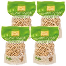 茂喜食品 加拿大非基因改造黃豆 400g, 4包