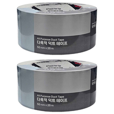 3M 多功能管道膠帶 銀色 50mm x 25m, 2個