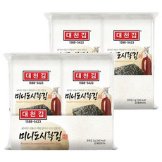 대천김 미니도시락김 G3240-K 6p, 2g, 20개
