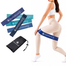 하디로어 라텍스 루프 밴드 5종 세트, 혼합색상, 1세트