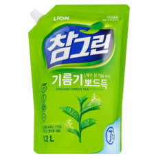 Chamgreen 濟州綠茶洗碗精補充包 綠茶香, 1.2L, 1包