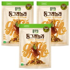 풀무원 통그래놀라 저당 귀리 앤 넛츠, 300g, 3개