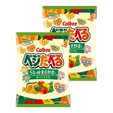 Calbee 卡樂比 Vegetaberu 心型野菜餅, 50g, 2包