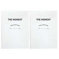 모먼트 프리 노트, 혼합색상, 2개