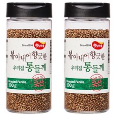햇님마을 볶아내어 향긋한 우리집 국산 통들깨, 100g, 2개