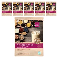 Baedaegam 20穀米糊粉, 1kg, 6個