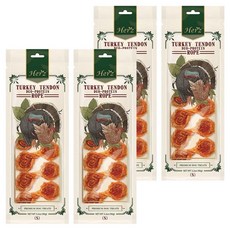 Herz 赫緻 火雞筋雞肉8字骨 狗零食 S, 4個, 72g, 火雞