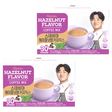 McNulty Coffee 甜菊糖即溶咖啡隨身包 榛果香, 2盒, 30條, 9.5g